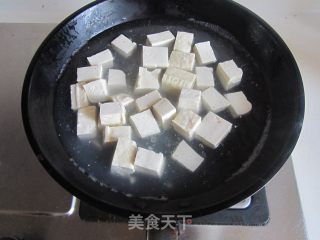 Braised Tofu with Minced Meat, Beans and Rice recipe