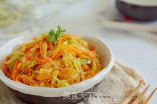 Cabbage with Cold Vermicelli recipe