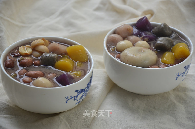 Black Sesame Taro Balls recipe