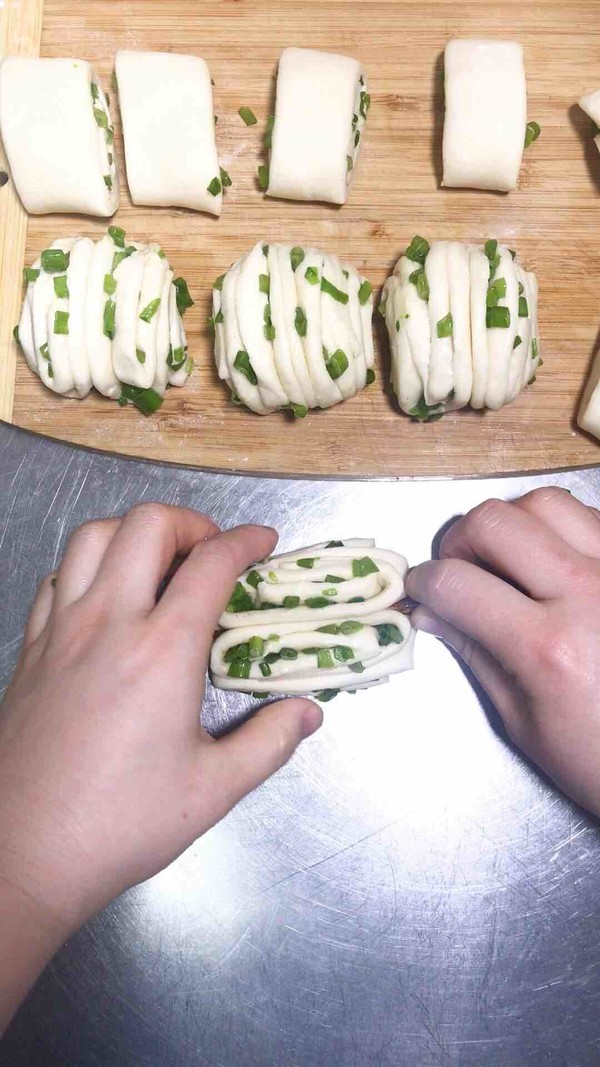 Chive Flower Roll recipe