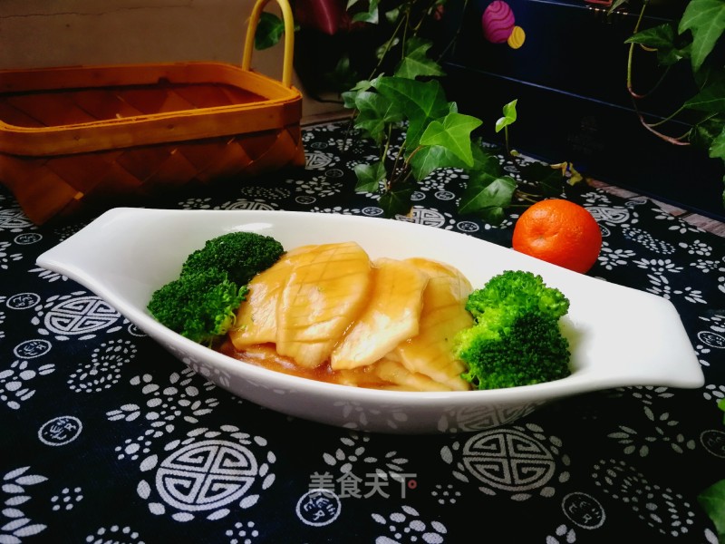 #团圆饭# Abalone Sauce White Ling Mushroom