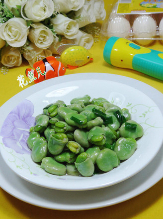 Chives and Broad Beans