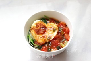 Make Him A Bowl of Noodles with Love-tomato Omelette Noodles recipe