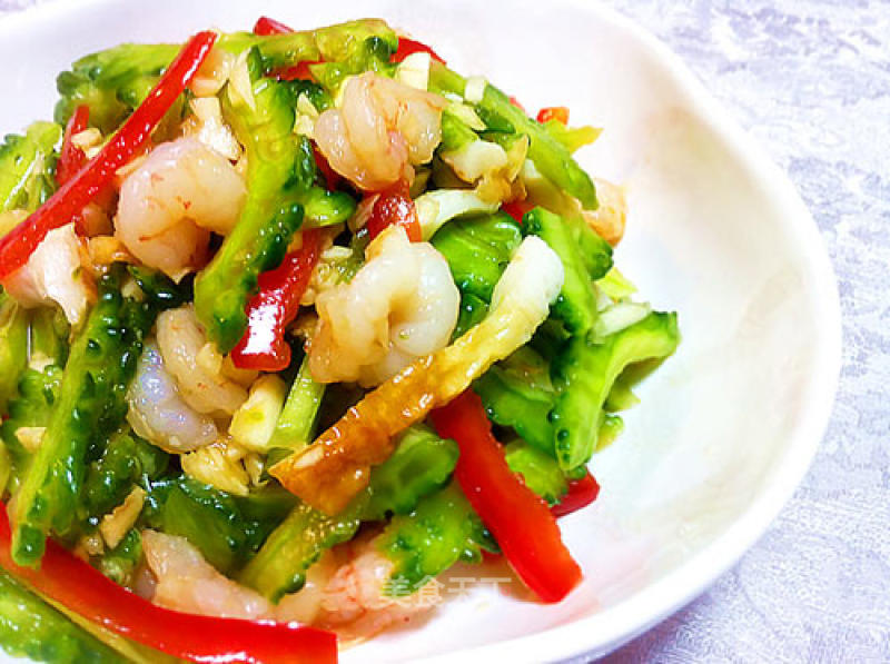 Bitter Gourd Shrimp Salad recipe