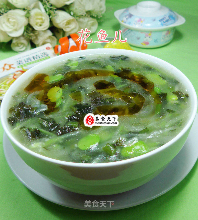 Porcelain Broad Bean Night Flower Soup recipe