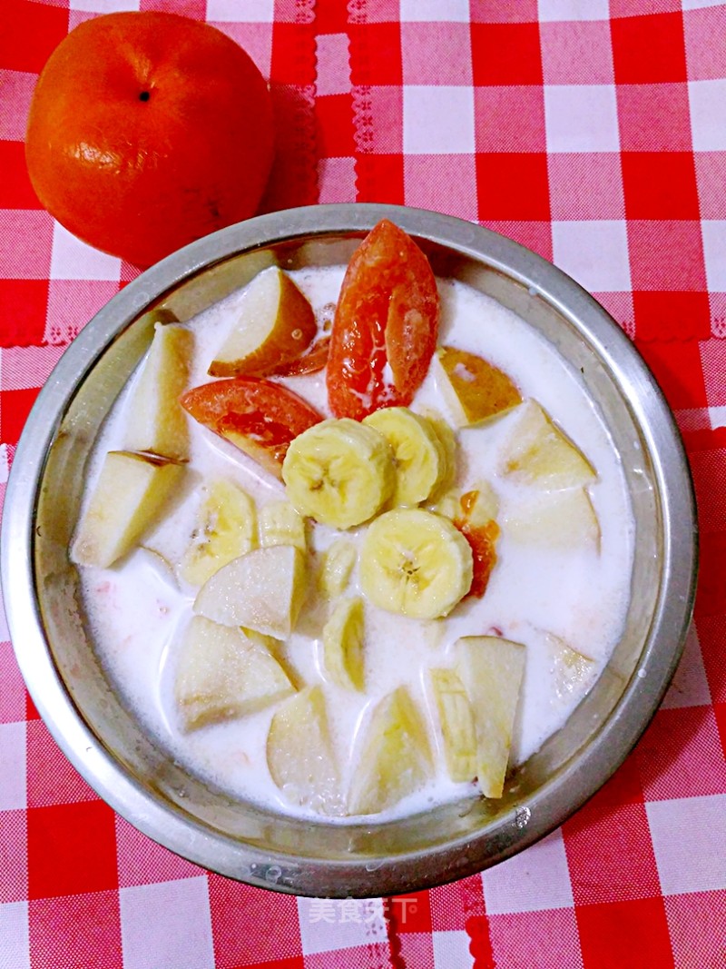 Milk Fruit Fishing recipe