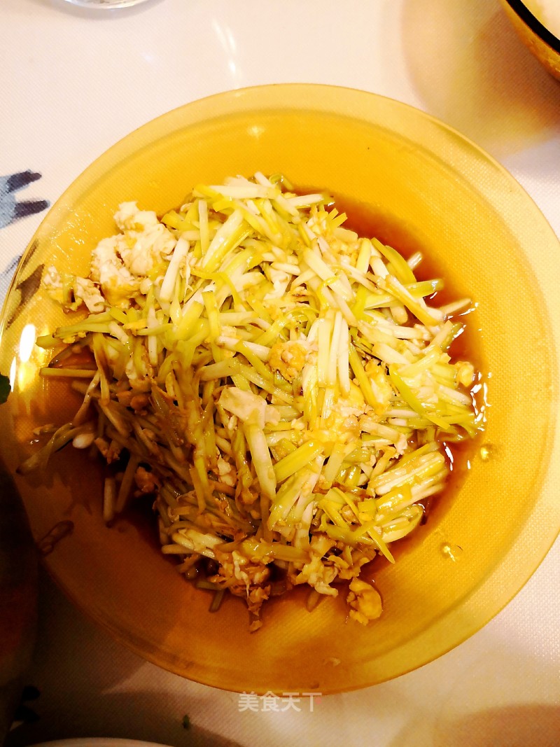 Fried Chives with Egg recipe