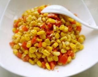 Fried Corn with Salted Duck Eggs recipe