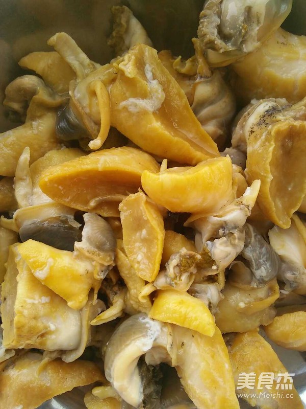 Fake Abalone with Cold Dressing recipe