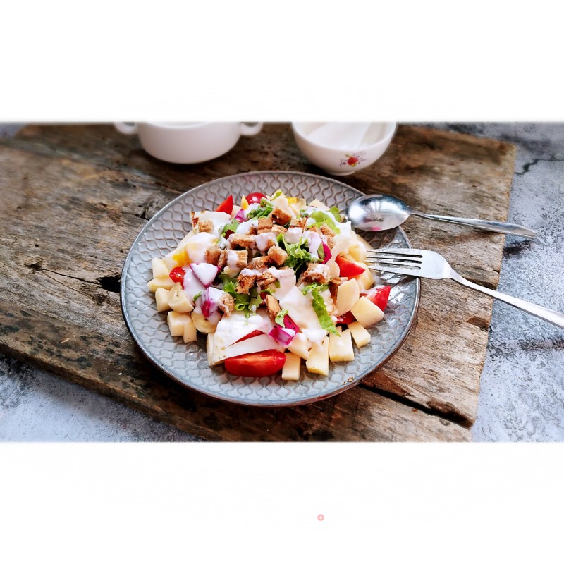 Fruit and Vegetable Yogurt Salad recipe