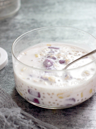 Taro Balls, Oats and Sago recipe