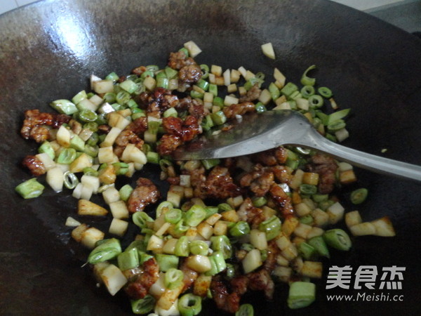 Stir-fried Double Diced with Sauce recipe