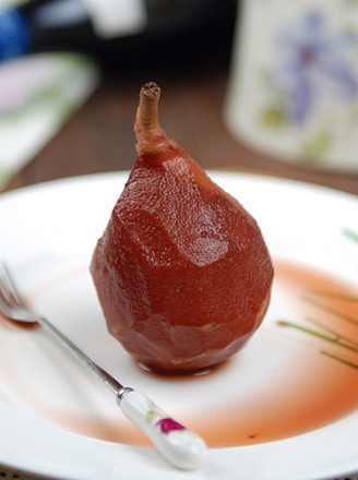 Red Pear Stewed in Red Wine recipe