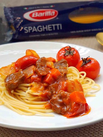 Curry Beef Spaghetti recipe