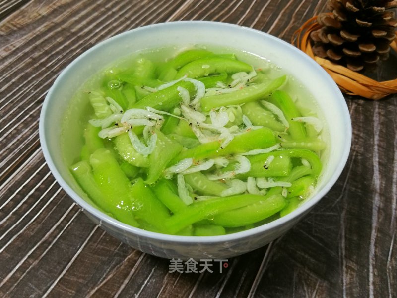 Shrimp Skin Loofah Soup recipe