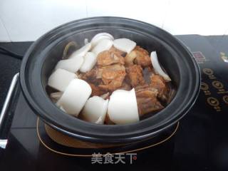 Rice Cake Pork Ribs Claypot recipe