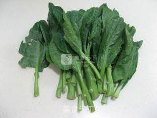 Boiled Chinese Kale recipe