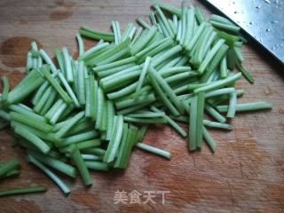 Garlic Sweet Potato Stem recipe