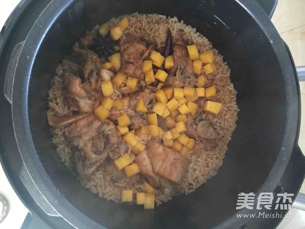 Ribs Braised Rice recipe
