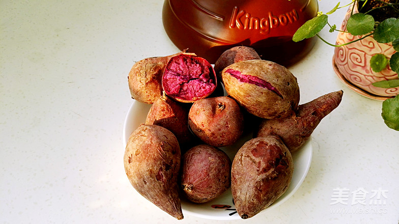 Roasted Purple Sweet Potato in Casserole recipe