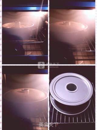 Matcha Red Bean Chiffon Cake recipe