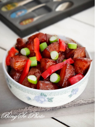 Braised Pork with Red Fermented Beancurd recipe