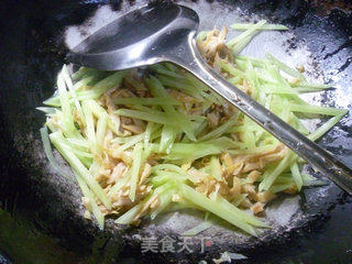 Lamb Tail Bamboo Shoots Fried Lettuce recipe