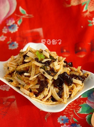 Fried Bean Shreds in Hubei recipe