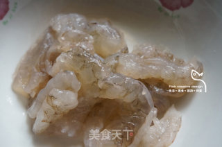 Sweet and Spicy Shrimp with Honeydew Osmanthus recipe