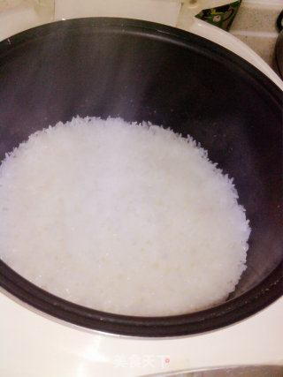 Blue and White Porcelain Rice with Vegetables recipe