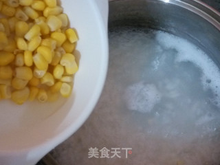Corn Egg Porridge recipe
