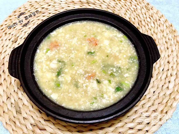 Shrimp, Egg Yolk, Bean Soup recipe