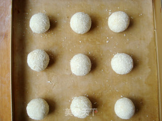 Sweet Potato Pork Floss Coconut Balls recipe