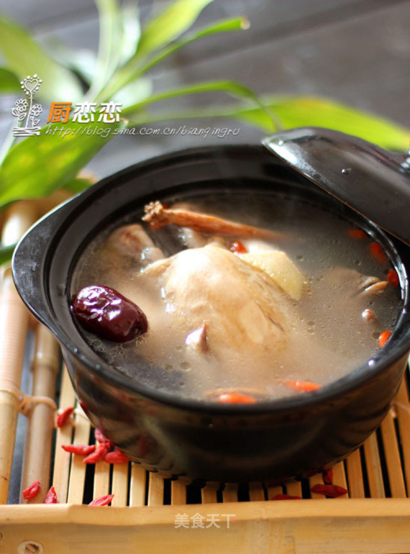 Codonopsis Chestnut Chicken Soup recipe