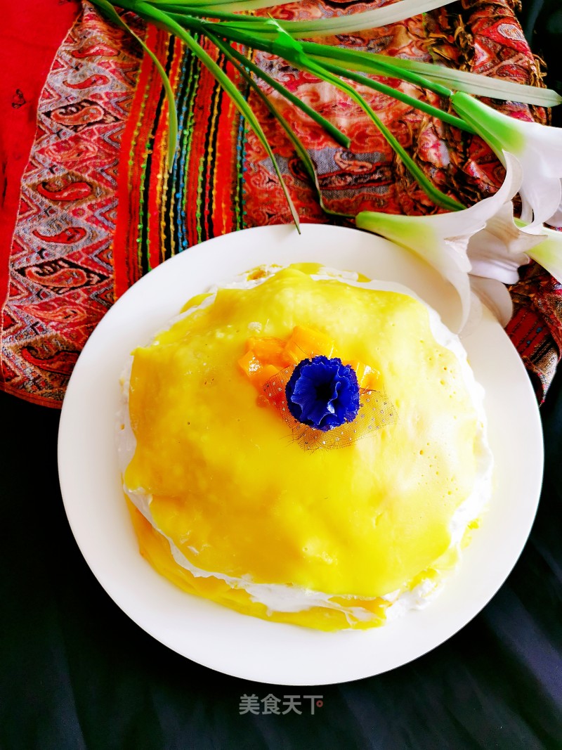 Mango Layer Cake (8 Inches) recipe