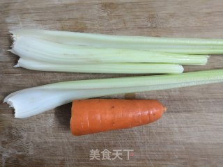 Celery and Carrot Shreds recipe