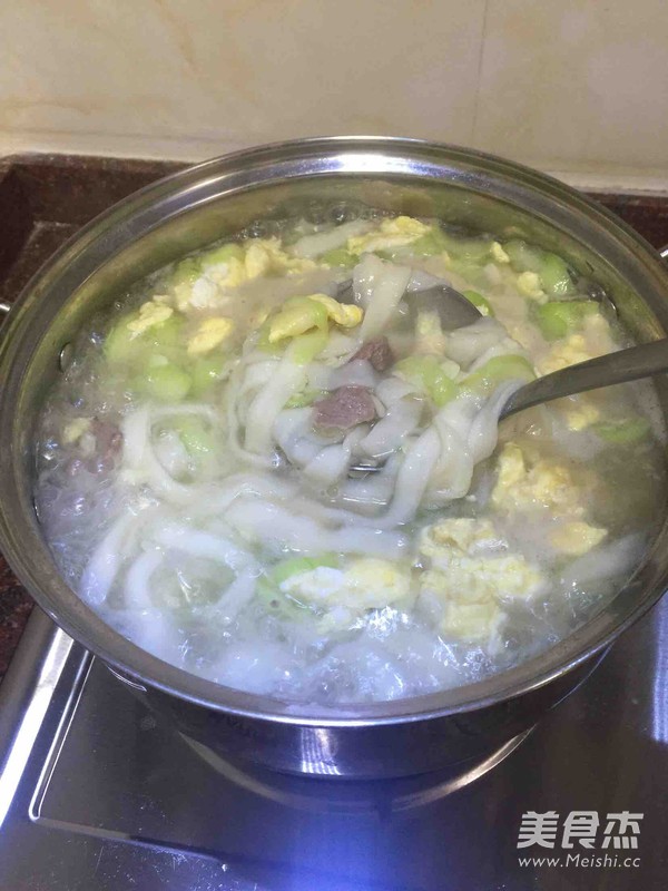 Knife Sliced Noodle Soup recipe