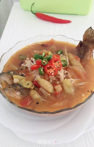 Sour and Spicy Sea Bass Soup recipe