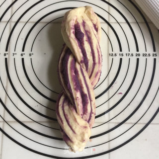 Milky Purple Sweet Potato Toast recipe