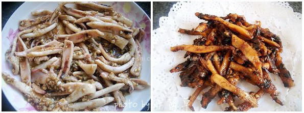 Grilled Squid Strips recipe
