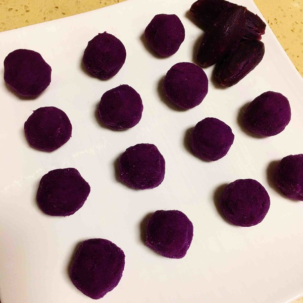 Sweet-scented Osmanthus Purple Sweet Potato Dumplings recipe