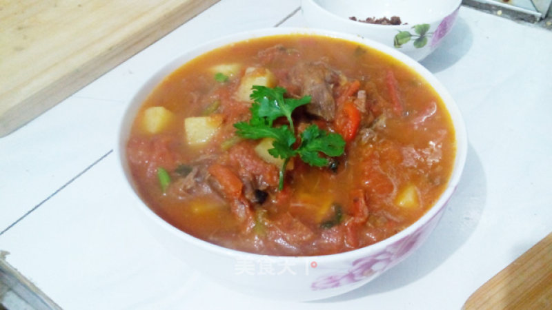 Goulash with Tomatoes and Potatoes recipe