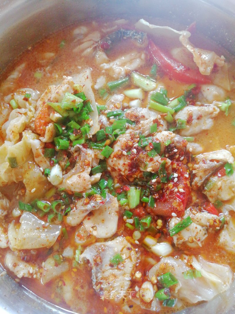 Sauerkraut Fish with Tomatoes recipe