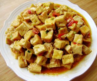 Spicy Stir-fried Tofu Bubbles recipe