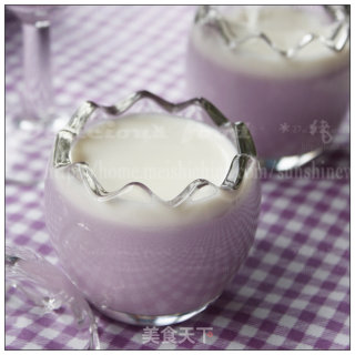 It's Faint, It's Beautiful-----purple Potato Pudding with Coconut Milk recipe
