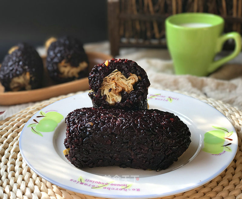 Double Glutinous Rice Steamed Rice with Fried Dough Sticks recipe