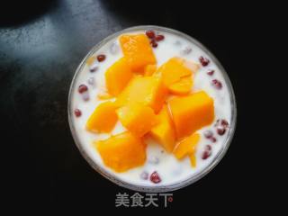 Mango Red Bean Yogurt Cup recipe