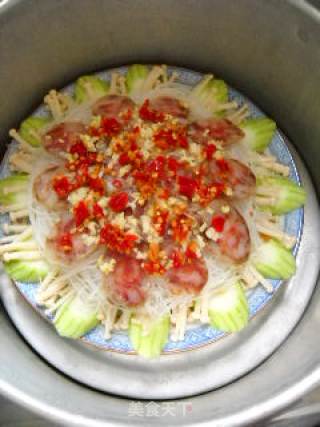 Steamed Golden Needle Vermicelli recipe
