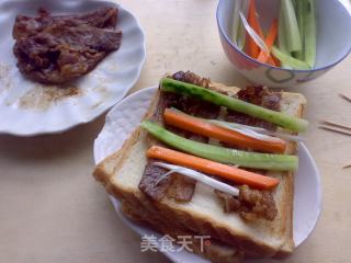 [ginger Sauce]: Beef Toast Roll recipe