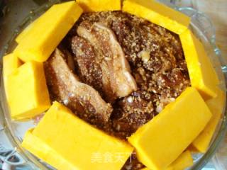 【zhejiang Cuisine】--pumpkin Steamed Pork recipe